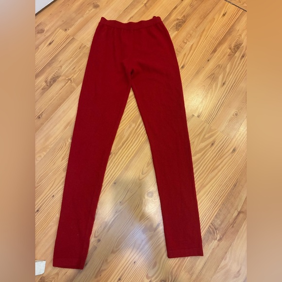 Neiman Marcus Pants - Neiman Marcus Red Cashmere Garment pants
